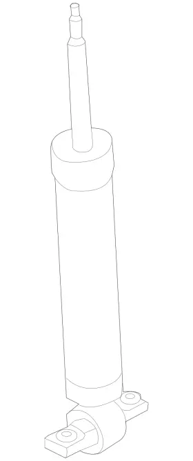 Jr3z-18125-j Ford Genuine Suspension Shock Absorber Jr3z-18125-j Ford Genuine Suspension Shock Absorber