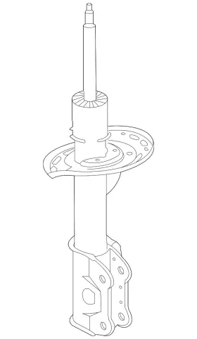 Lb5z-18124-h Ford Genuine Suspension Strut