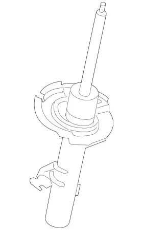 Lk4z-18124-f Ford Genuine Suspension Strut Lk4z-18124-f Ford Genuine Suspension Strut