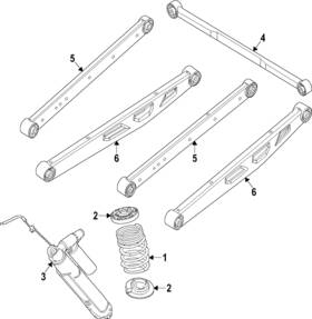 Ford Ml3z-18125-bl Genuine Shock Absorber Assembly