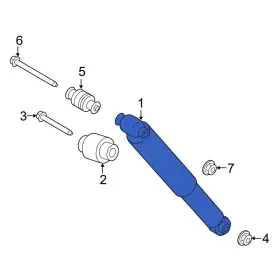 Fk4z18125f Ford Oe For Transit-350 2015-2019 Rear Suspension Shock Absorber
