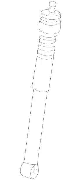 Ys4z-18125-da Ford Genuine Suspension Shock Absorber