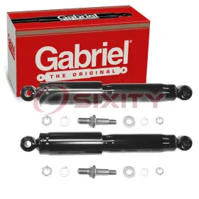 Sx-1649 Gabriel 2 Pc Front Shock Absorbers For 1988-1991 Chevrolet C3500 Spring Cl