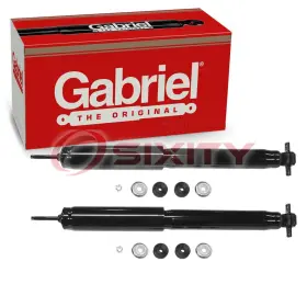Sx-8975 Gabriel 2 Pc Front Shock Absorbers For 1984-2001 Jeep Cherokee Spring Strut Fh