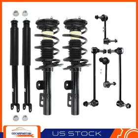 Gd842419c01 Gdcarpartsin For 2010-2012 Ford Flex Struts Coil Assembly Shock Absorber Sway Bars Front Rear