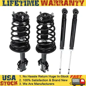 18m141073455l0826 Gearzaar 4x Front Rear Complete Struts Shock Absorbers For 2004-2010 Toyota Sienna 37301 18m141073455l0826 Gearzaar 4x Front Rear Complete Struts Shock Absorbers For 2004-2010 Toyota Sienna 37301