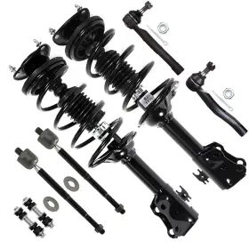 56784767301glf Gloryfit Front For 2000-2005 Toyota Echo Complete Struts Sway Bar Tie Rod End 8 Pcs New