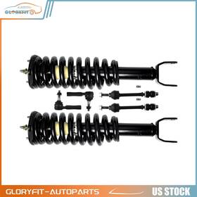Gloryfit Gl820225f01 Front For 2005-2009 Dodge Dakota 2wd Complete Struts Sway Bar Tie Rod End 6 Pcs
