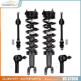 Gloryfit Gl841571f01 Front For 2009-2010 Dodge Ram 1500 4wd Complete Struts Sway Bar Tie Rod End 6pcs