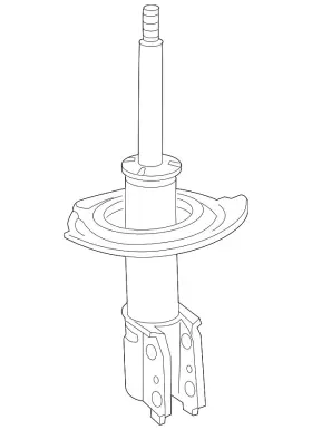 22902430 Gm Genuine Front Suspension Strut Assembly 22902430 Gm Genuine Front Suspension Strut Assembly