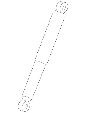 23106631 Gm Genuine Rear Shock Absorber