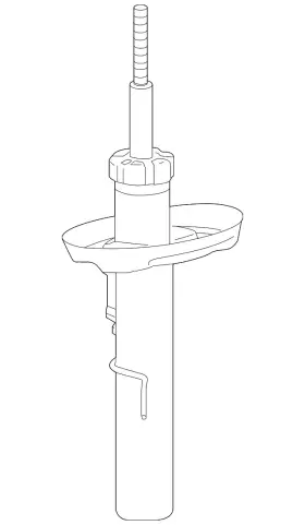 84369530 Gm Genuine Front Suspension Strut Assembly