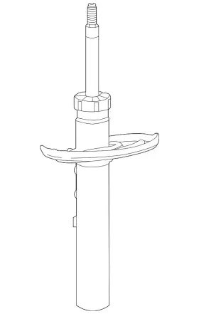 84651493 Gm Genuine Front Passenger Side Suspension Strut
