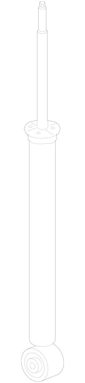 95418638 Gm Genuine Rear Shock Absorber
