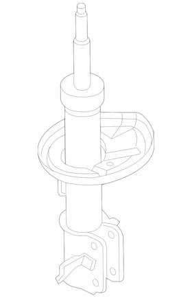 Gm Genuine Parts 42478301 Front Passenger Side Suspension Strut Assembly