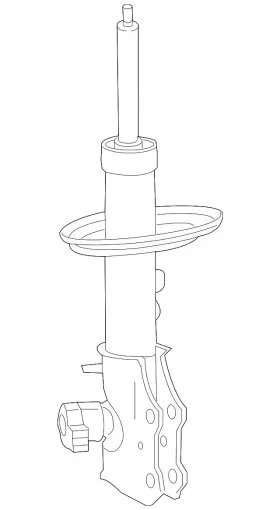 84257826 Gm Genuine Parts Front Driver Side Suspension Strut Assembly