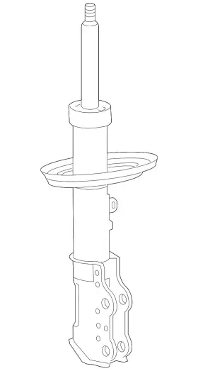 84287470 Gm Genuine Parts Front Driver Side Suspension Strut Assembly