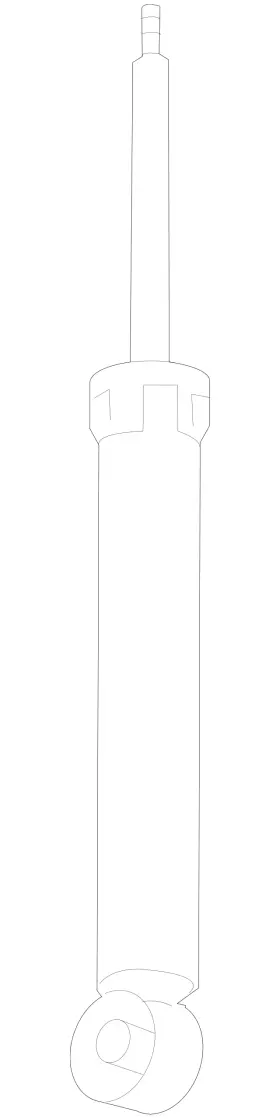 84361737 Gm Genuine Parts Rear Shock Absorber With Upper Mount