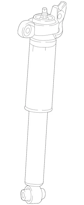 84564323 Gm Genuine Parts Rear Passenger Side Shock Absorber With Upper Mount