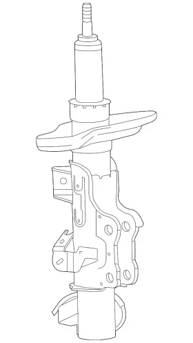85115464 Gm Genuine Parts Front Driver Side Suspension Strut