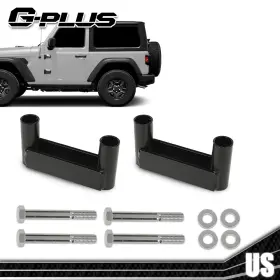 Gpl237912 Gplusmotor Fit For 07-18 Jeep Wrangler Jk Rear Shock Extender Kit 2-4 Inch Lift