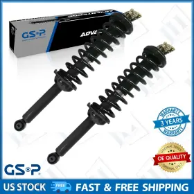 Gb2sh724 Gsp Rear Pair Suspension Strut Coil Spring For 97 98 99 00 01 Honda Cr-v 4wd Fwd