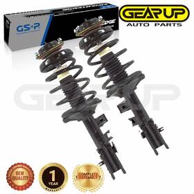 Gsp Gb2she58 Front Pair Strut And Coil Spring Assembly Set For 02-04 Nissan Pathfinder Rwd