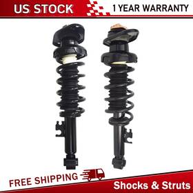 Gsp Gb2shh96 Pair Rear Suspension Struts And Coil Spring Set For 02-08 Mini Cooper Fwd