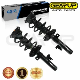 Gb2shi05 Gsp Pair Front Strut Coil Spring Assembly Set For 05 06 07 08 09 10 11 Volvo V50 Fwd