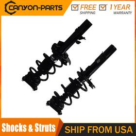 Gsp Gb2shj23 Pair Front Suspension Struts And Coil Spring Assy For 2016-18 Ford Focus