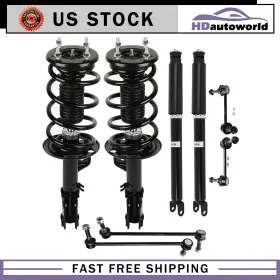 Hd1545965 Hdautoworld Front Struts And Coil Spring Rear Shocks Sway Bars Kit For 2013-2018 Ford Explorer
