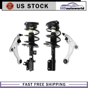 Hd842417cp Hdautoworld Front Struts And Lower Control Arms With Ball Joints For 2007-2013 Nissan Altima
