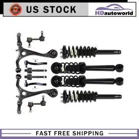 Hd844483cp Hdautoworld For 2004-2008 Acura Tsx Front Struts Control Arms Sway Bars Rear Shock Absorbers