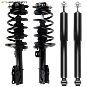 9942299 Higher-autoparts 2 Front Strut Rear Shock For 2005 -2010 Pontiac G6 2004-2012 Chevy Malibu
