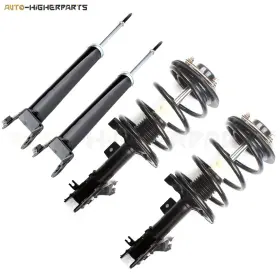 9942730 Higher-autoparts For 2004-2008 Nissan Maxima 2 Pair Complete Struts Coil Springs And Shocks