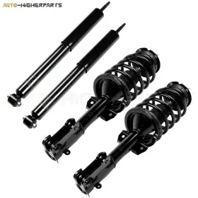9942731 Higher-autoparts For 2005-2010 Ford Mustang 2 Pair Complete Struts Coil Springs And Shocks