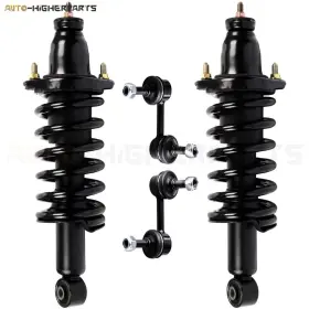 9987452 Higher-autoparts For Honda Civic 2001-2005 Rear Quick Strut Assembly And Sway Bar Link Kit