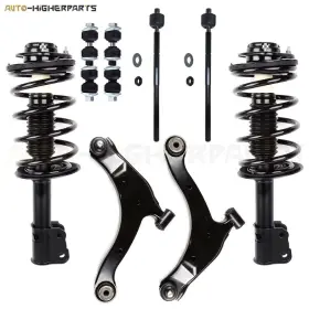 9996241 Higher-autoparts Front Quick Struts Control Arm Tie Rod End Link For 2000-2001 Plymouth Neon