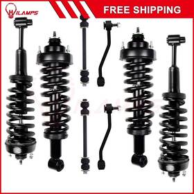 Hilamps 12250442 Fits 02 03 Ford Explorer Mercury Mountaineer 8pc Front Rear Struts Sway Bar Link