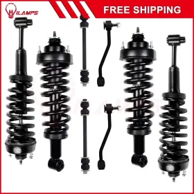 12250442 Hilamps Fits 02 03 Ford Explorer Mercury Mountaineer 8pc Front Rear Struts Sway Bar Link