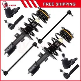 12250448 Hilamps New 8pc Complete Front Quick Install Ready Strut Kit - For 16 Inch And 17 Rims Only
