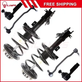12250460 Hilamps Front Strut Sway Bar Outer Tierod Kit Fits 2004 2005 2006 2007 2008 Maxima