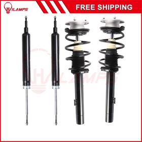 Hilamps 13381428 2x For 2008-2013 Bmw 128i 135i Front Complete Struts Mount Spring Rear Shocks