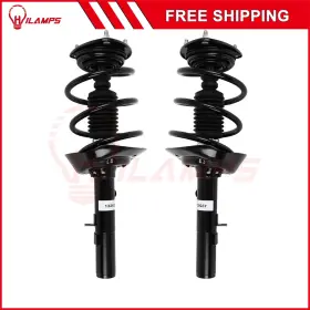 13403083 Hilamps 2pcs For 2013-2017 Honda Accord V6 3.5l Front Quick Complete Strut Coil Spring