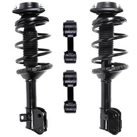 Hilamps 13609446 Front Complete Strut Assemblies With Sway Bar Links For 98-02 Subaru Forester 4 Pc