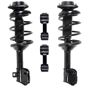 13609446 Hilamps Front Complete Strut Assemblies With Sway Bar Links For 98-02 Subaru Forester 4 Pc