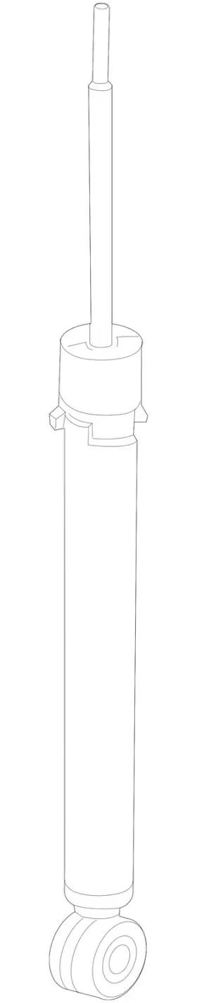 52611-tlb-a02 Honda Genuine Shock Absorber