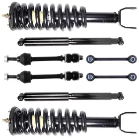 Hp823958a01 Hptour-autoparts Front Rear Complete Strut Springs Sway Bar Kit For 2006-2009 Mitsubishi Raider