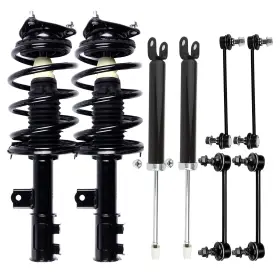 Hp839748a01 Hptour-autoparts For 2007-2010 Hyundai Elantra Front Struts Rear Shock Assembly Sway Bars Kit