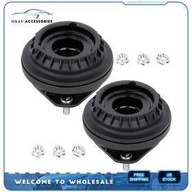 Hqas-accessories Hq109613a01 New Set Of 2 For Jaguar X-type 2002-2008 Front Left Right Strut Mount Bearings